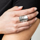 ​High Stakes Gleam - Silver - Paparazzi Ring Image