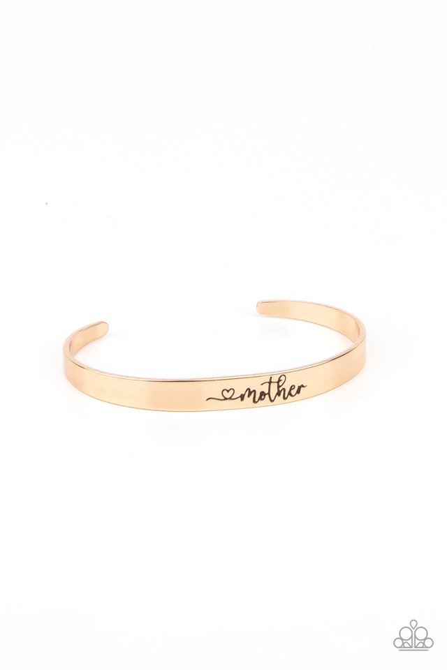 Sweetly Named - Gold - Paparazzi Bracelet Image