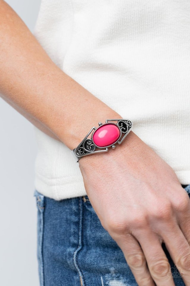 ​Springtime Trendsetter - Pink - Paparazzi Bracelet Image