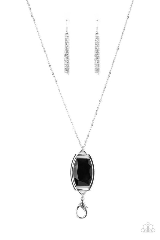 ​Timeless Tale - Black - Paparazzi Necklace Image