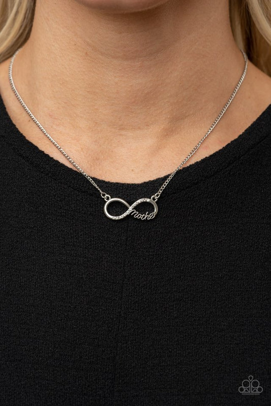 ​Forever Your Mom - White - Paparazzi Necklace Image