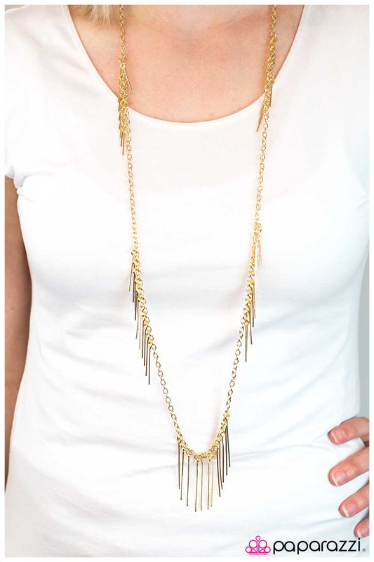 Paparazzi Necklace ~ Mystique  - Gold