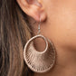 ​Weaving My Web - Brown - Paparazzi Earring Image