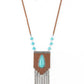 ​Enchantingly Tribal - Blue - Paparazzi Necklace Image