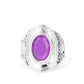 Calm And Classy - Purple - Paparazzi Ring Image