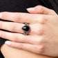 Dreamy Droplets - Black - Paparazzi Ring Image