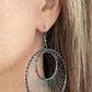 ​Artisan Applique - Black - Paparazzi Earring Image