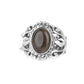 Jubilant Gem - Silver - Paparazzi Ring Image