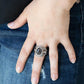 Jubilant Gem - Silver - Paparazzi Ring Image