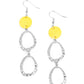 Surfside Shimmer - Yellow - Paparazzi Earring Image