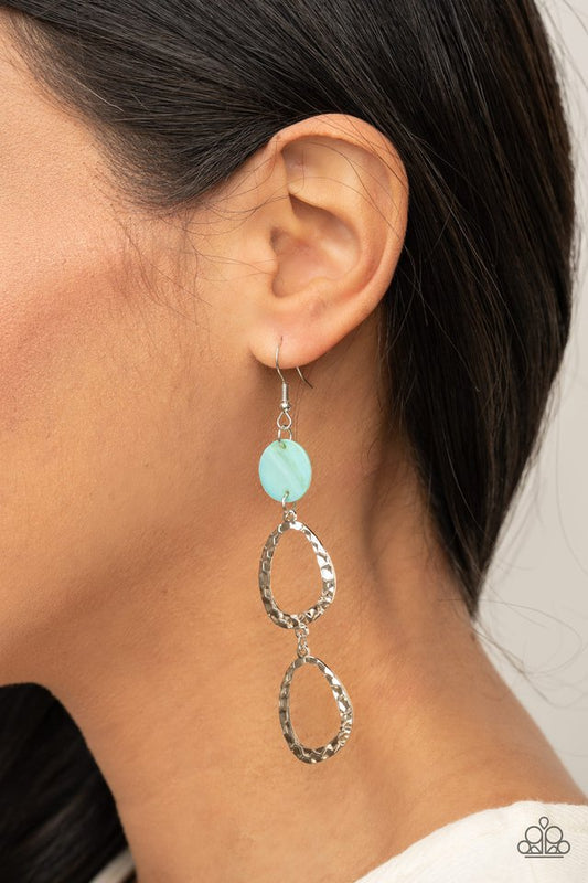 ​Surfside Shimmer - Blue - Paparazzi Earring Image