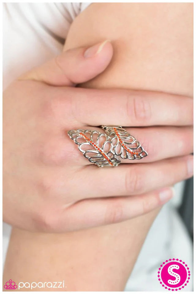 Paparazzi Ring ~ Autumn Haze - Orange