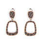 ​Playfully Primitive - Copper - Paparazzi Earring Image