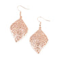 Your Vine Or Mine - Rose Gold - Paparazzi Earring Image