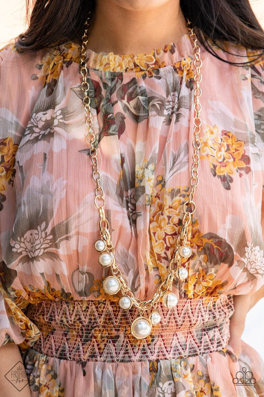 ​Revolving Refinement - Gold - Paparazzi Necklace Image