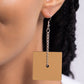 ​Block Party Posh - Gold - Paparazzi Earring Image