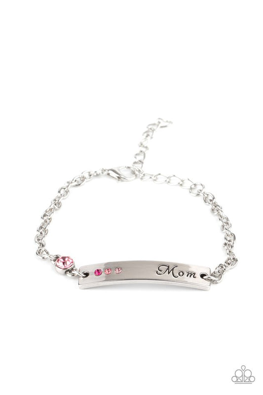 ​Mom Always Knows - Pink - Paparazzi Bracelet Image