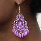 ​Persian Posh - Purple - Paparazzi Earring Image