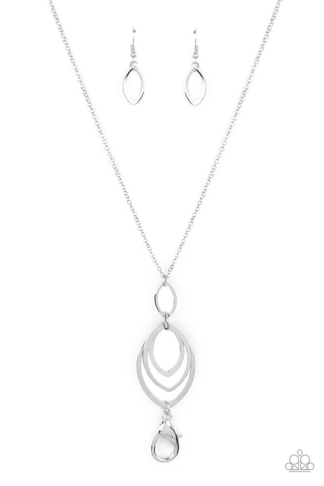 ​​Dizzying Definition - Silver - Paparazzi Necklace Image