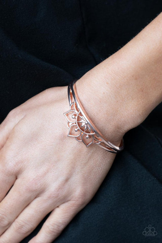 Mandala Mindfulness - Rose Gold - Paparazzi Bracelet Image