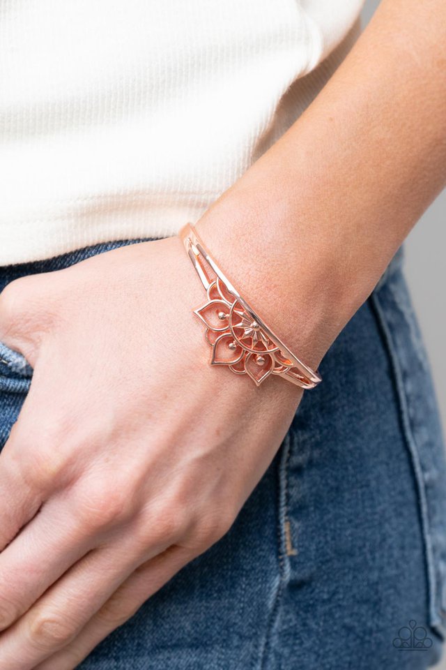 Mandala Mindfulness - Copper - Paparazzi Bracelet Image