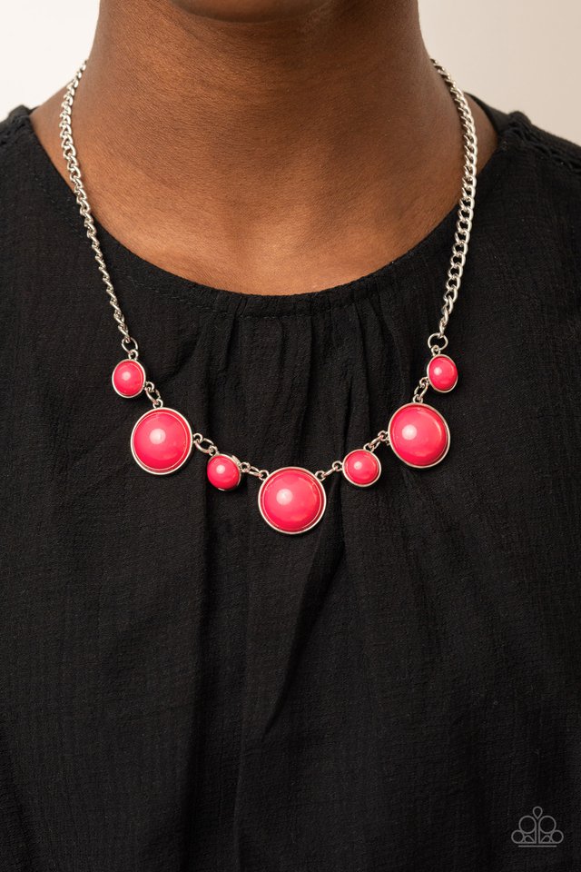 ​Prismatically POP-tastic - Pink - Paparazzi Necklace Image