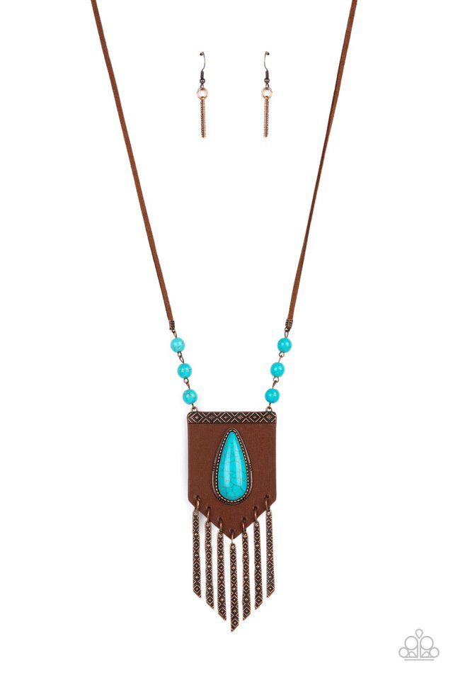 Enchantingly Tribal - Copper - Paparazzi Necklace Image