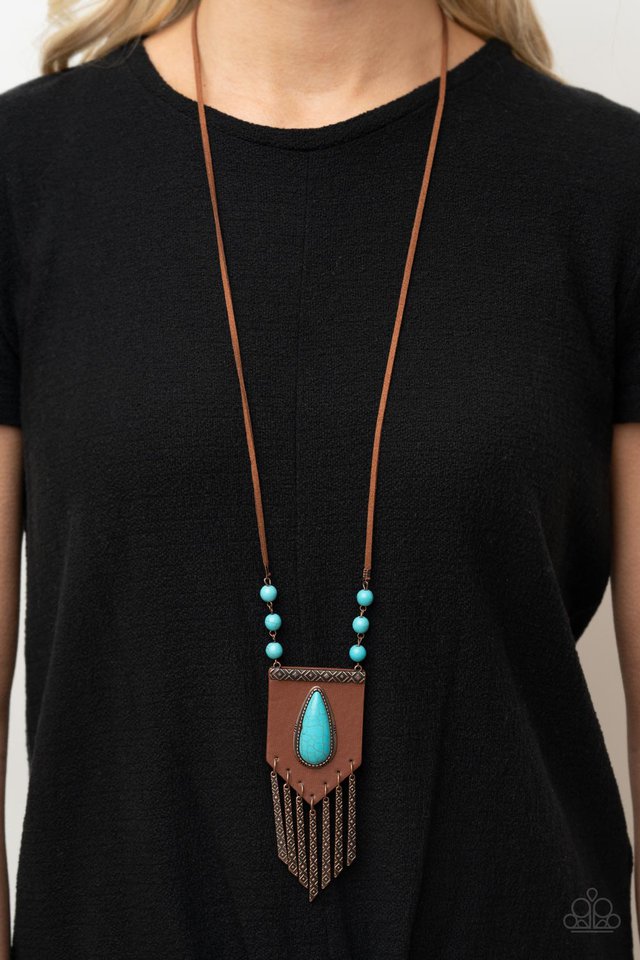 Enchantingly Tribal - Copper - Paparazzi Necklace Image