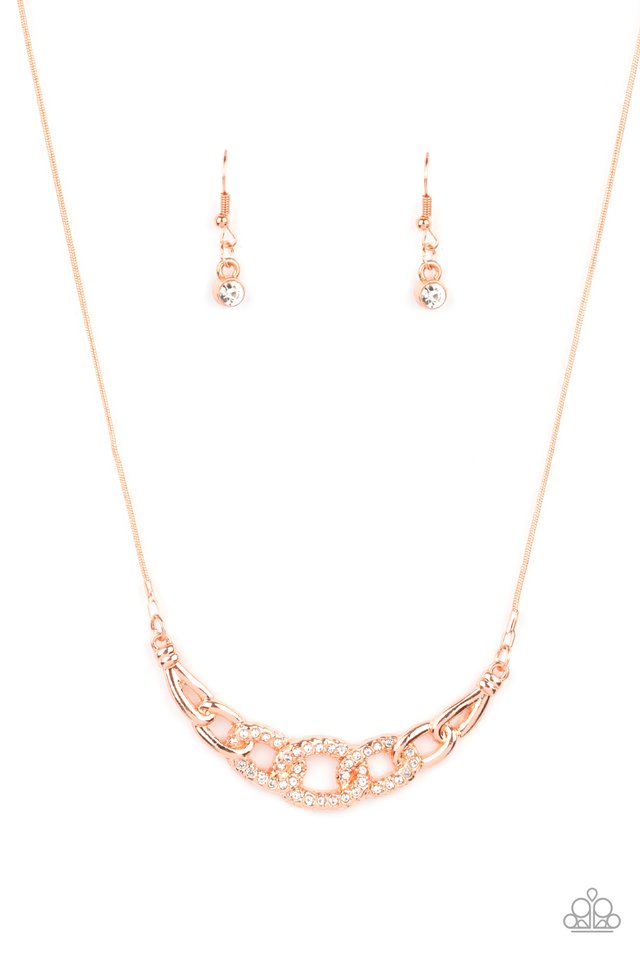 ​KNOT In Love - Copper - Paparazzi Necklace Image