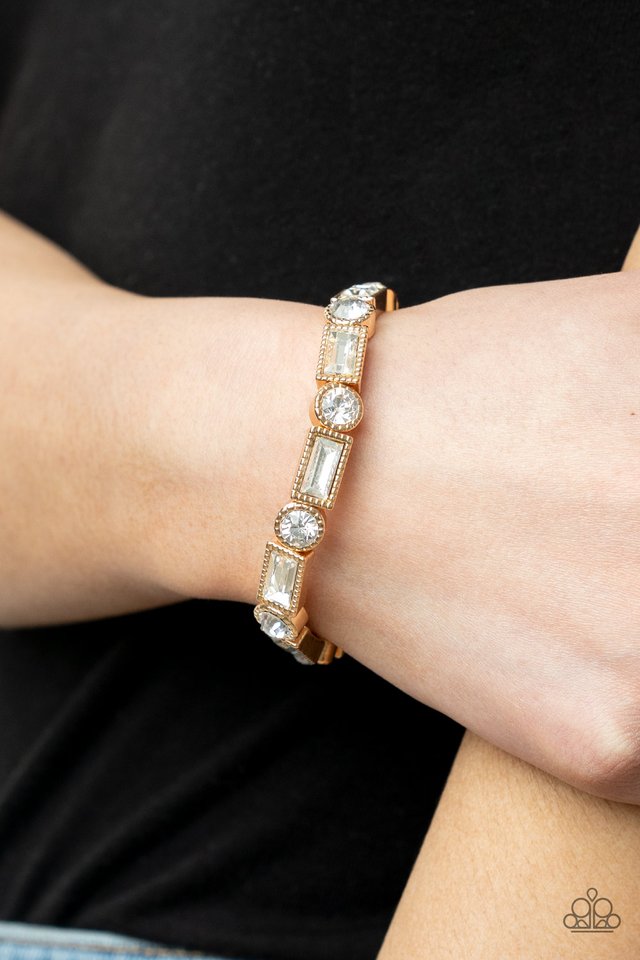 Classic Couture - Gold - Paparazzi Bracelet Image