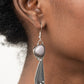 Going-Green Goddess - Silver - Paparazzi Earring Image