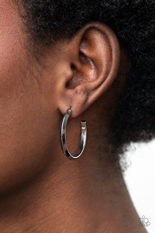 ​On The Brink - Black - Paparazzi Earring Image