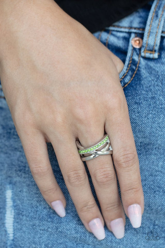 Forever Flawless - Green - Paparazzi Ring Image