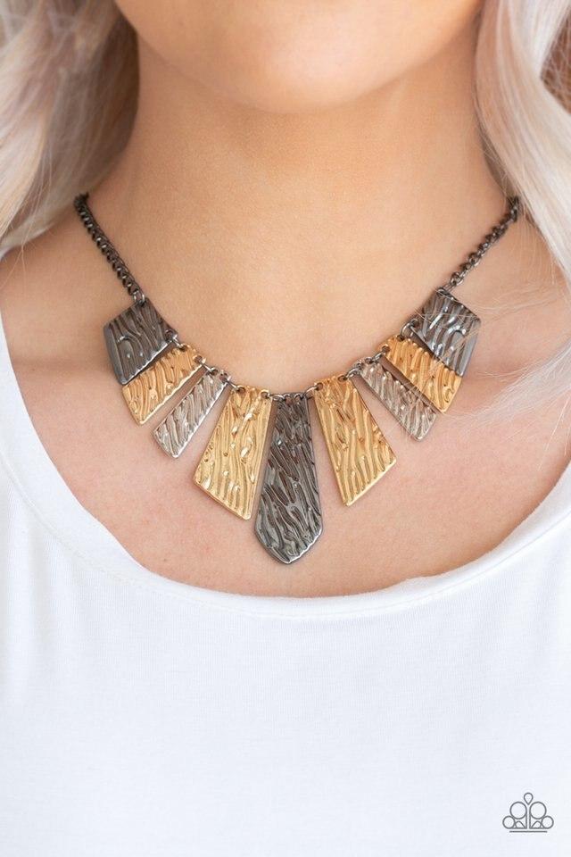 Paparazzi Necklace ~ Texture Tigress - Multi