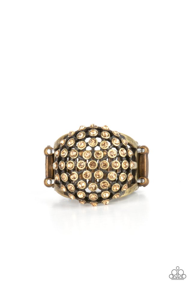 Magically Moroccan - Brass - Paparazzi Ring Image