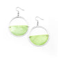 Seashore Vibes - Green - Paparazzi Earring Image