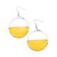 Seashore Vibes - Yellow - Paparazzi Earring Image