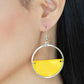 Seashore Vibes - Yellow - Paparazzi Earring Image