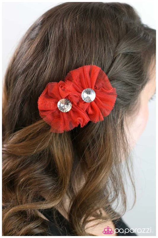 Accesorios para el cabello de Paparazzi ~ Sí, cariño - Rojo