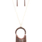 You Wouldnt FLARE! - Copper - Paparazzi Necklace Image