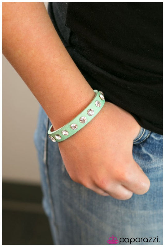 Pulsera Paparazzi ~ Un asunto para recordar - Verde