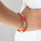 Stacked In Your Favor - Red - Paparazzi Bracelet Image