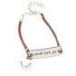 ​Believe and Let Go - Brown - Paparazzi Bracelet Image