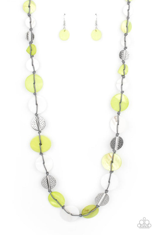 ​Seashore Spa - Green - Paparazzi Necklace Image