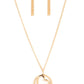 Positively Perfect - Gold - Paparazzi Necklace Image