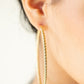 ​Resist The Twist - Gold - Paparazzi Earring Image