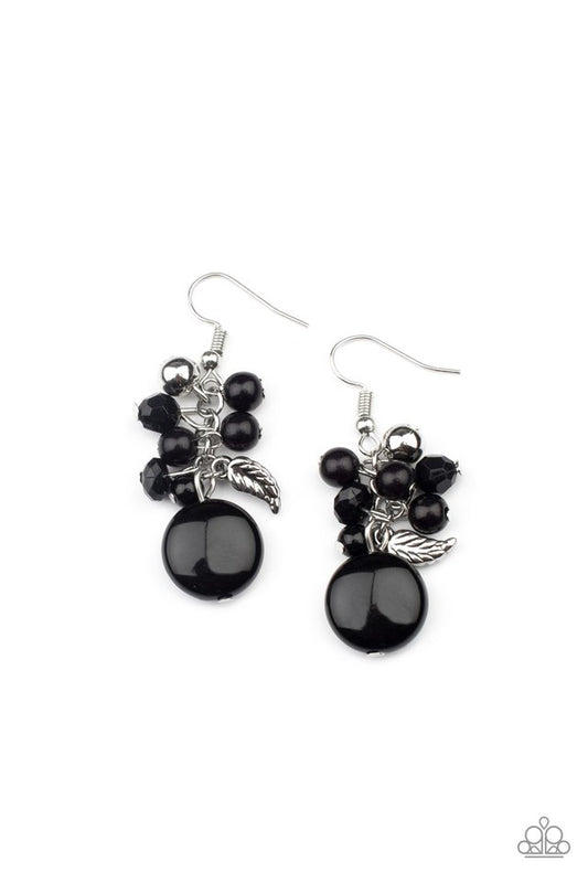 ​Whimsically Musical - Black - Paparazzi Earring Image