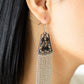 ​Cleopatras Allure - Black - Paparazzi Earring Image