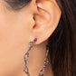 Haute Helix - Black - Paparazzi Earring Image