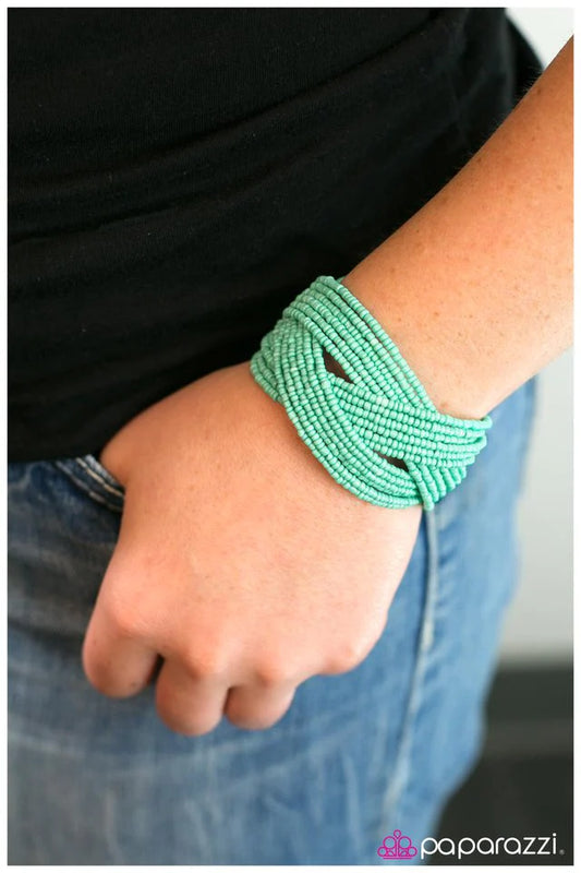 Paparazzi Bracelet ~ Shooting Stars - Blue